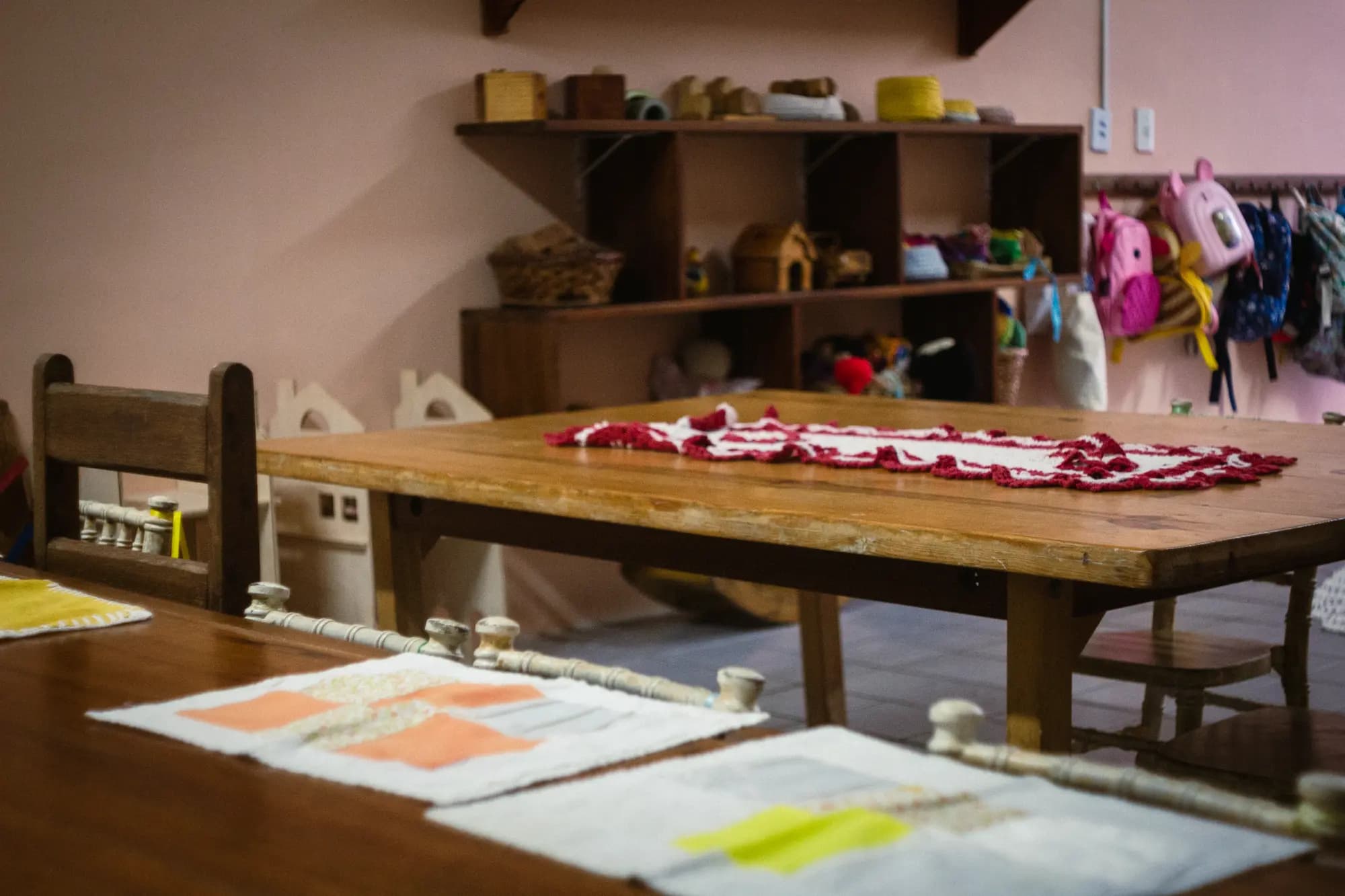 Interior da sala de aula